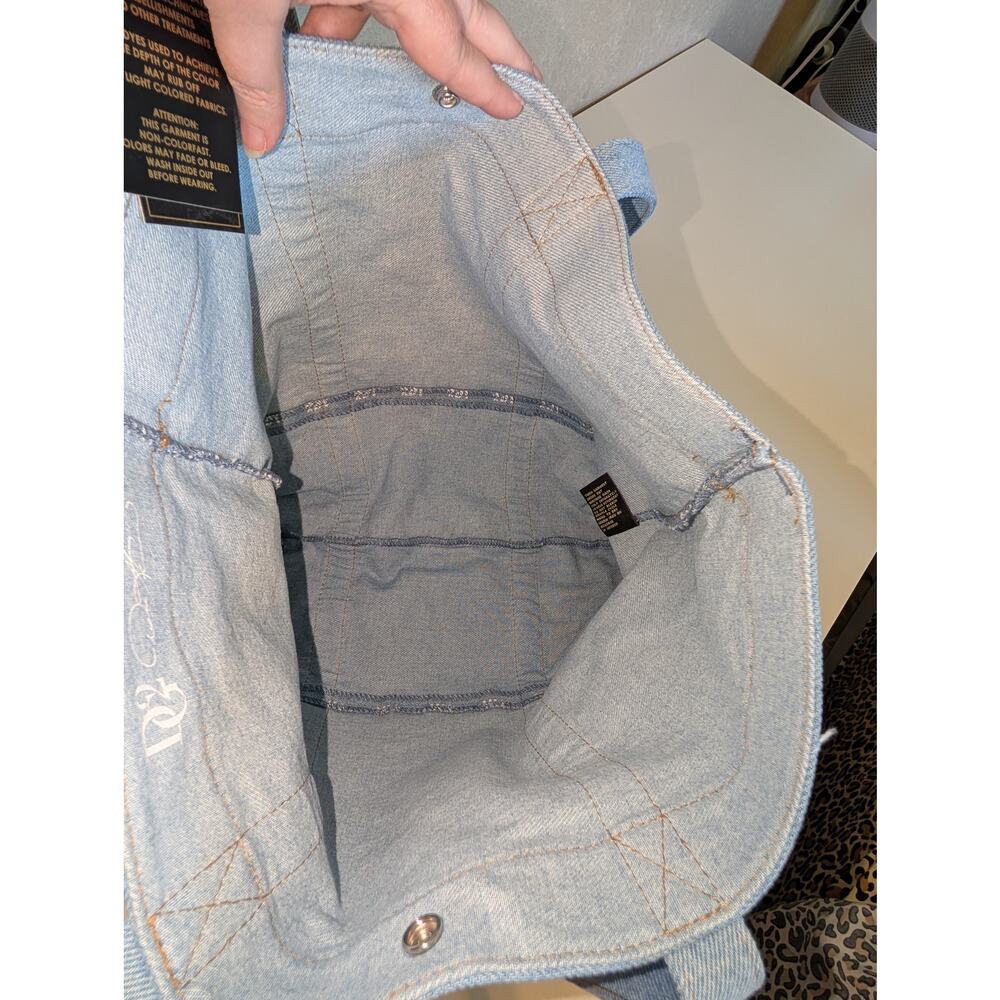 DG2 by Diane Gilman 30th Anniversary Denim Tote Bag Market Travel - Picture 2 of 7
